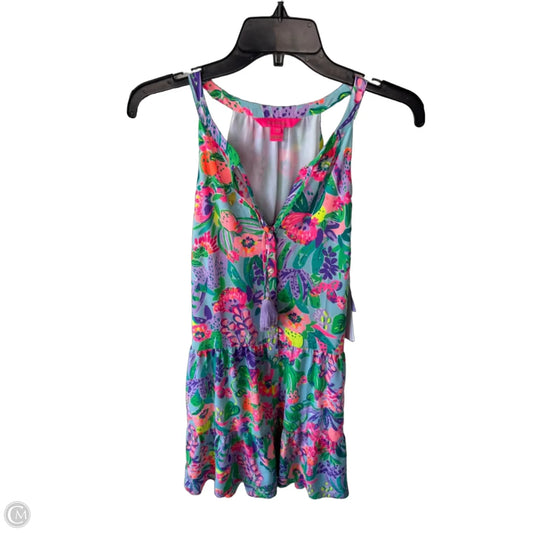 Dress Designer By Lilly Pulitzer In Blue & Pink, Size: M