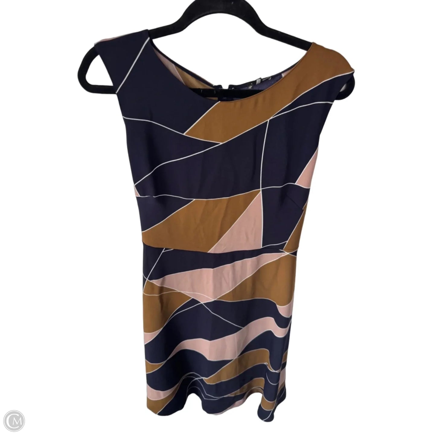 Dress Work By Ann Taylor In Blue & Brown, Size: 10p