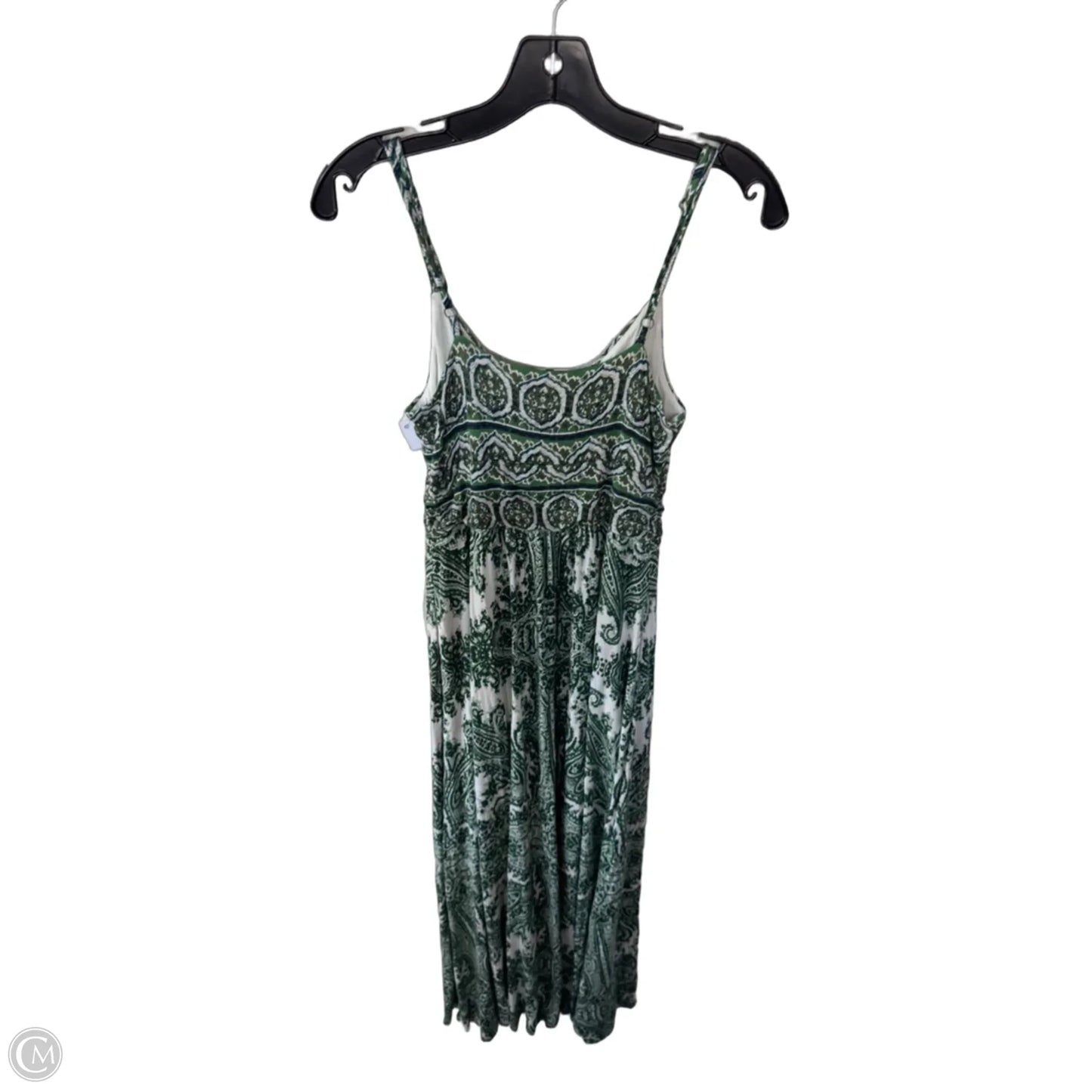 Dress Casual Maxi By Moulinette Soeurs In Green & White, Size: S