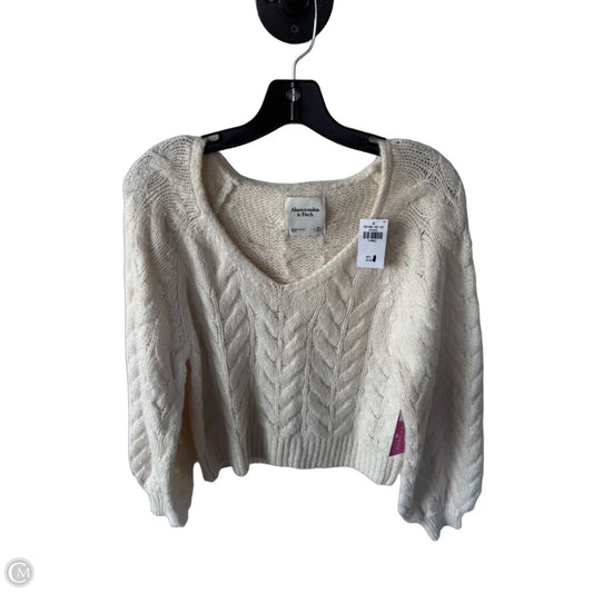 Sweater By Abercrombie And Fitch In Cream, Size: Xs
