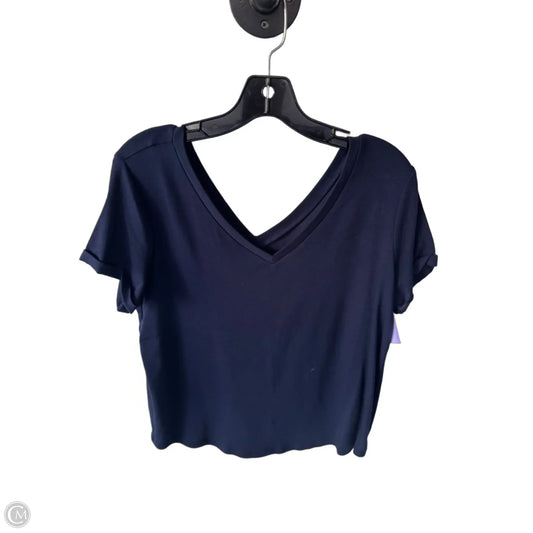 Top Short Sleeve Basic By Sunday In Blue, Size: M