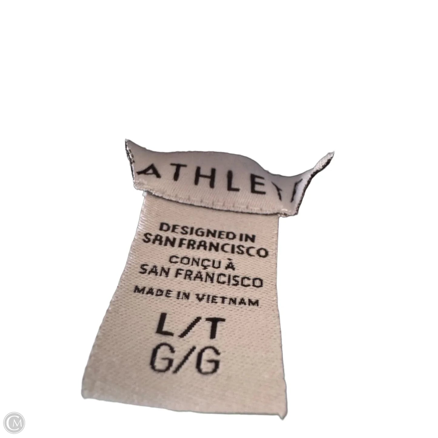 Athletic Sweatshirt Hoodie By Athleta In Grey, Size: L