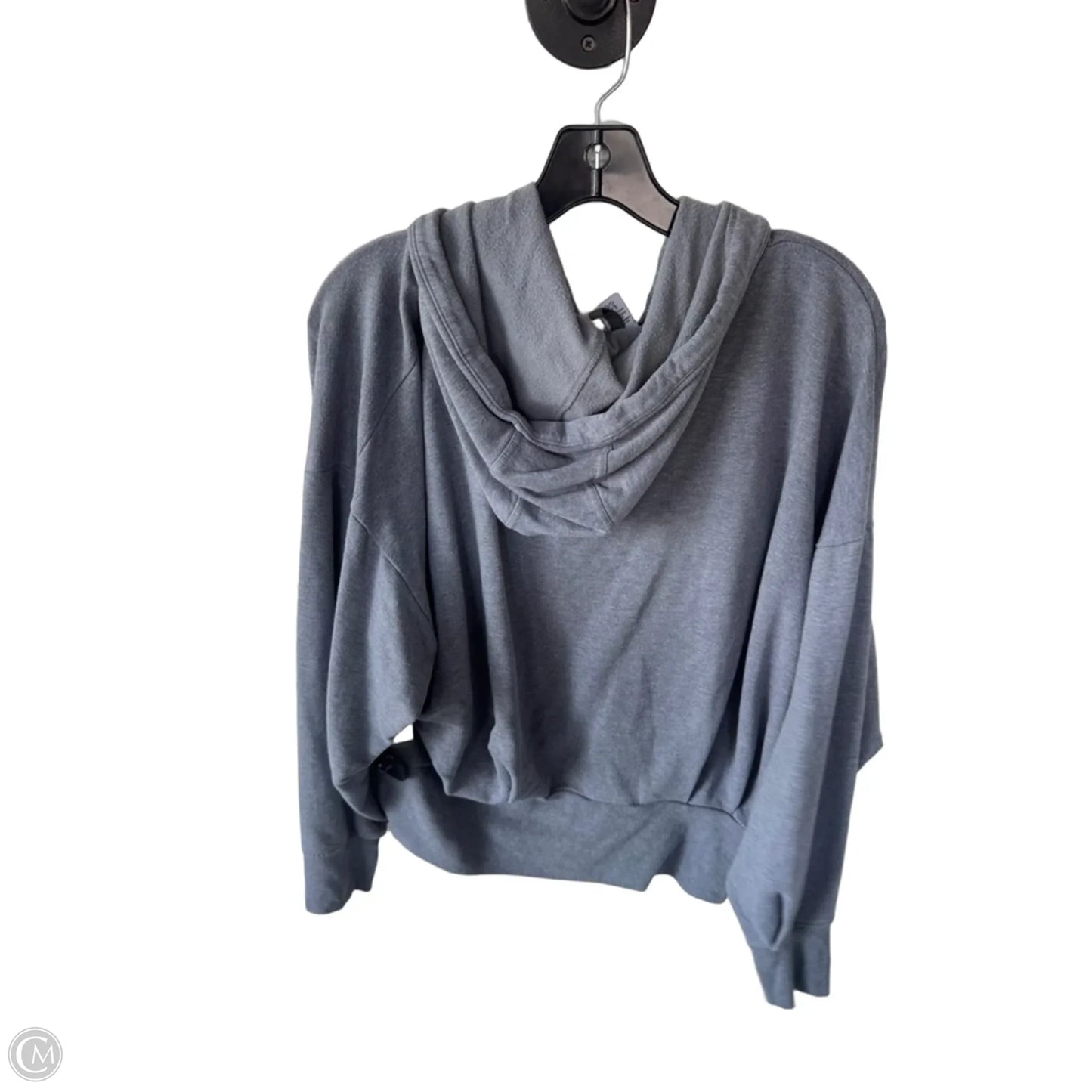 Athletic Sweatshirt Hoodie By Athleta In Grey, Size: L