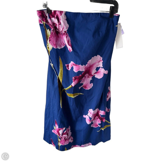 Dress Casual Maxi By Anthropologie In Blue & Pink, Size: M