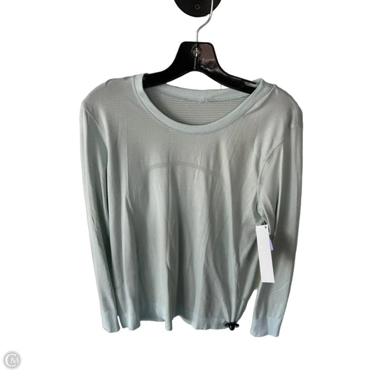 Athletic Top Long Sleeve Crewneck By Lululemon In Blue, Size: M