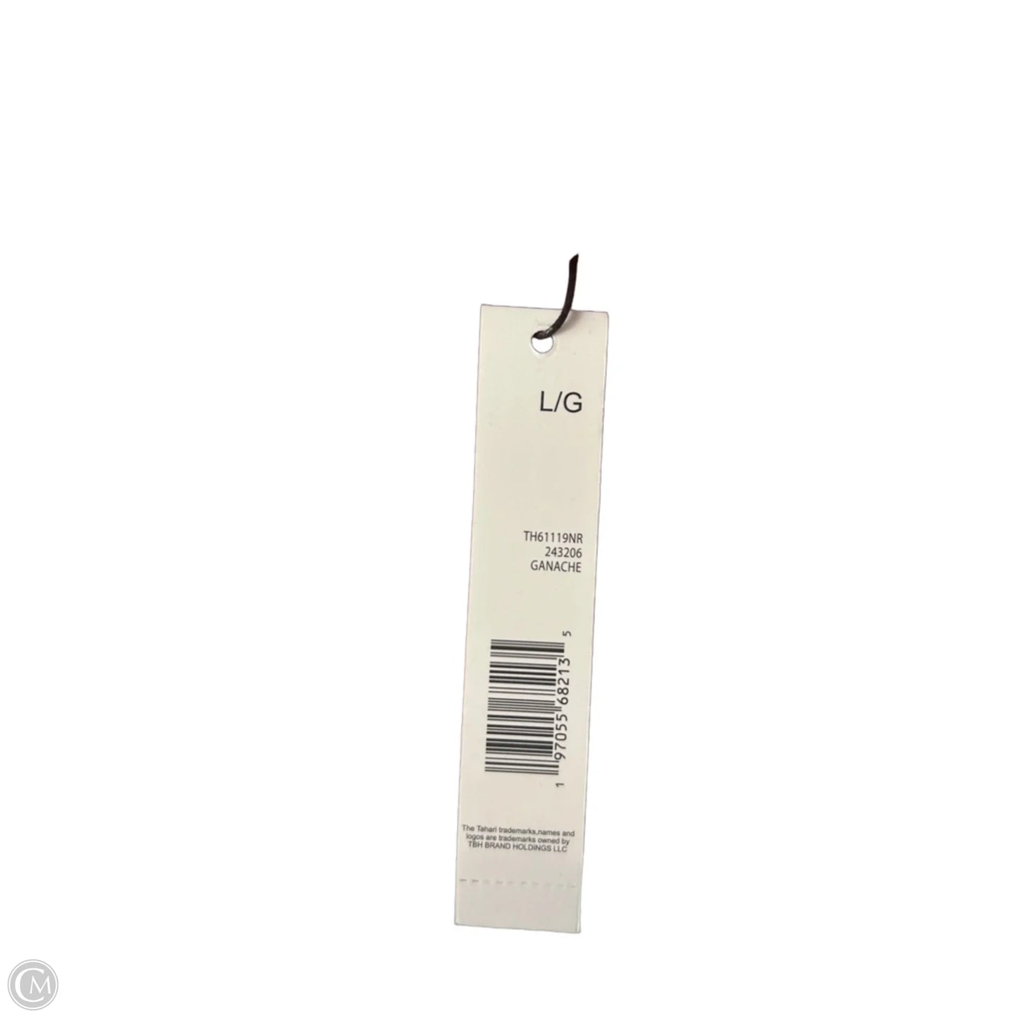 Top Short Sleeve By Tahari In Brown, Size: L