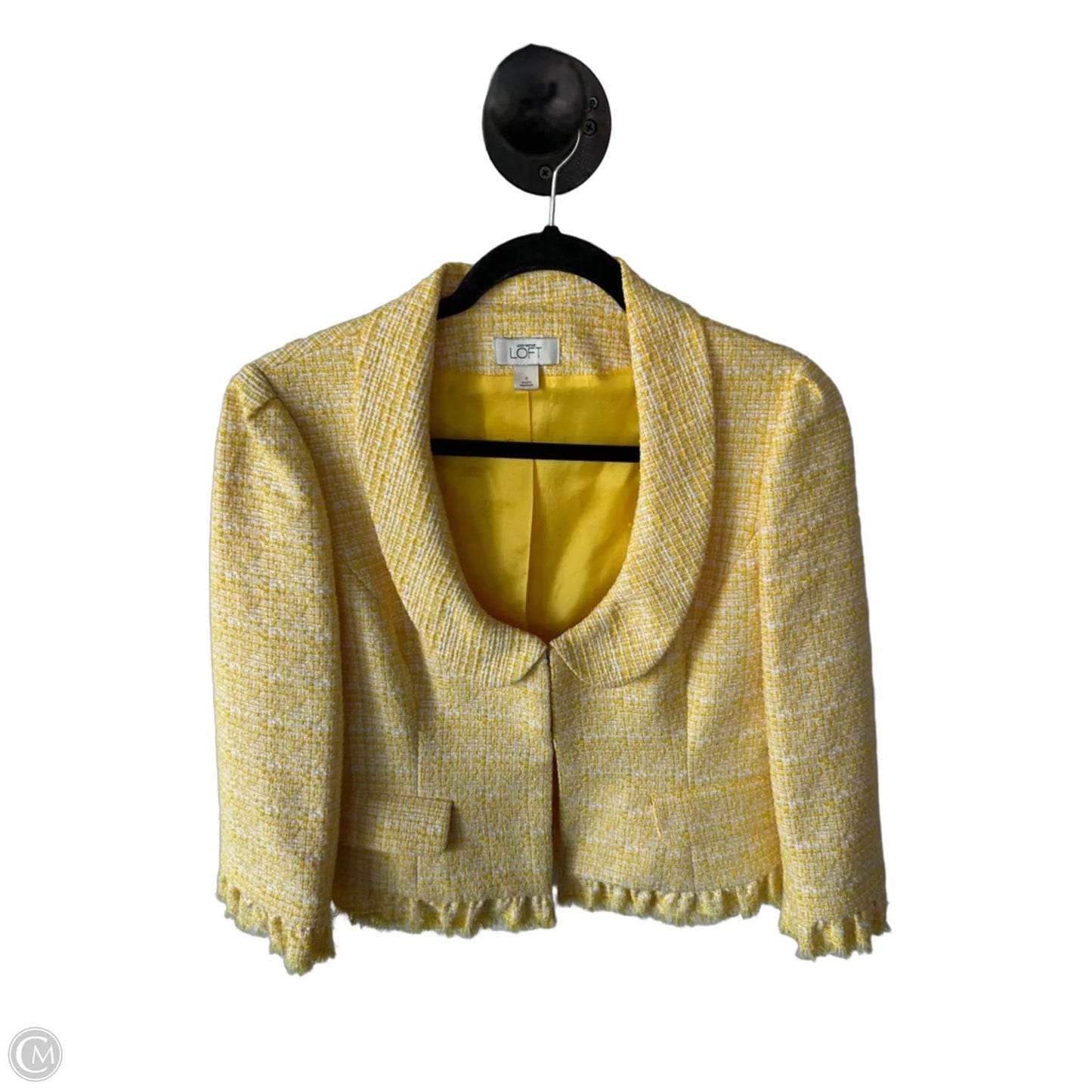 Blazer By Loft In Yellow, Size: S