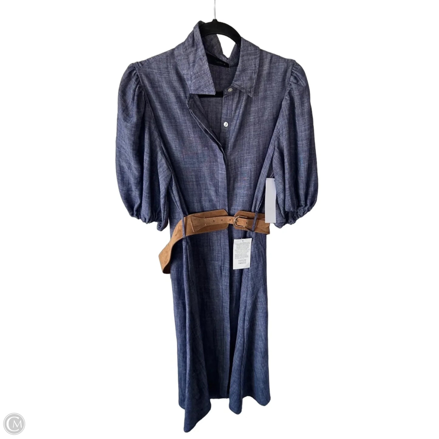 Dress Casual Maxi By Zara In Blue, Size: L