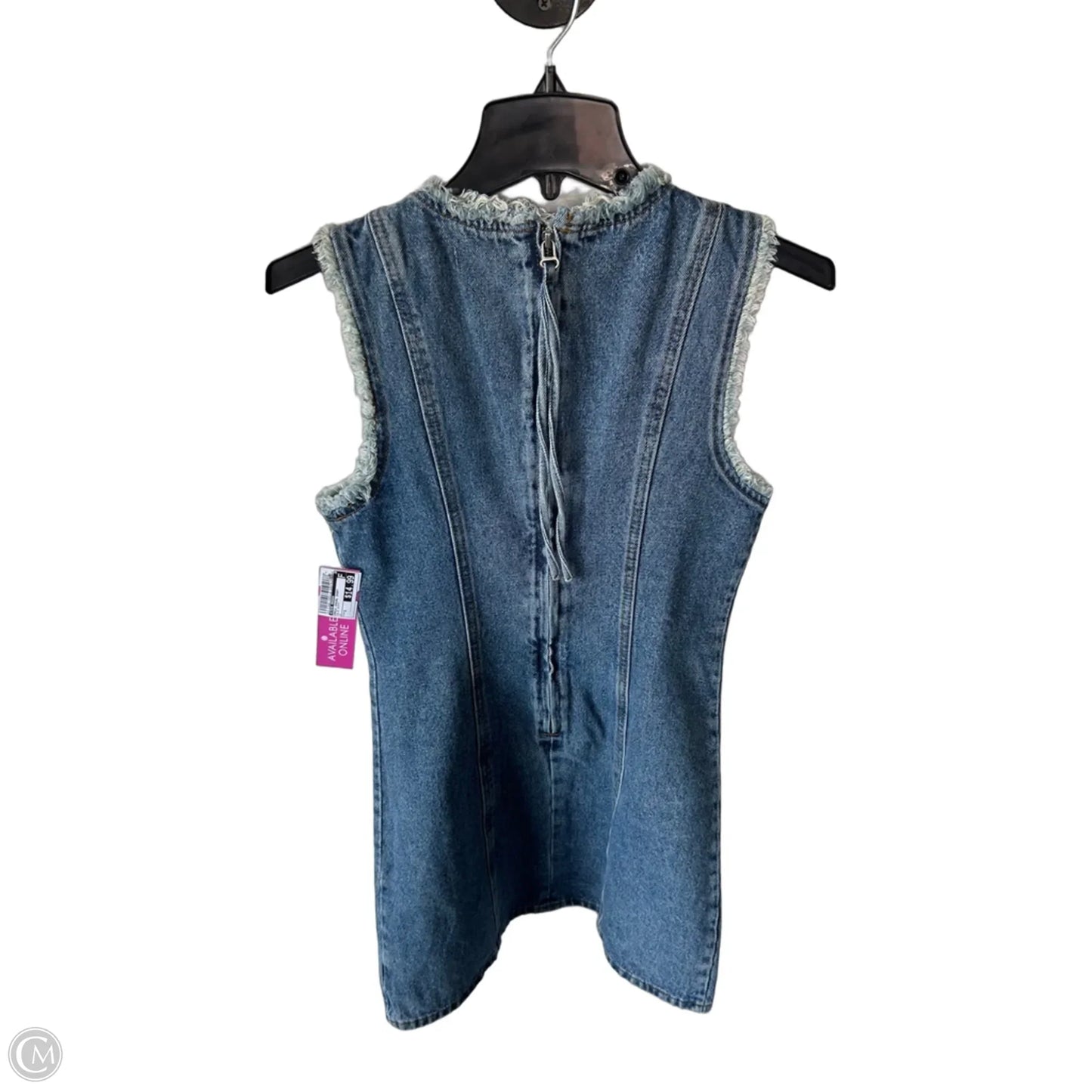 Dress Casual Short By Steve Madden In Blue Denim, Size: S