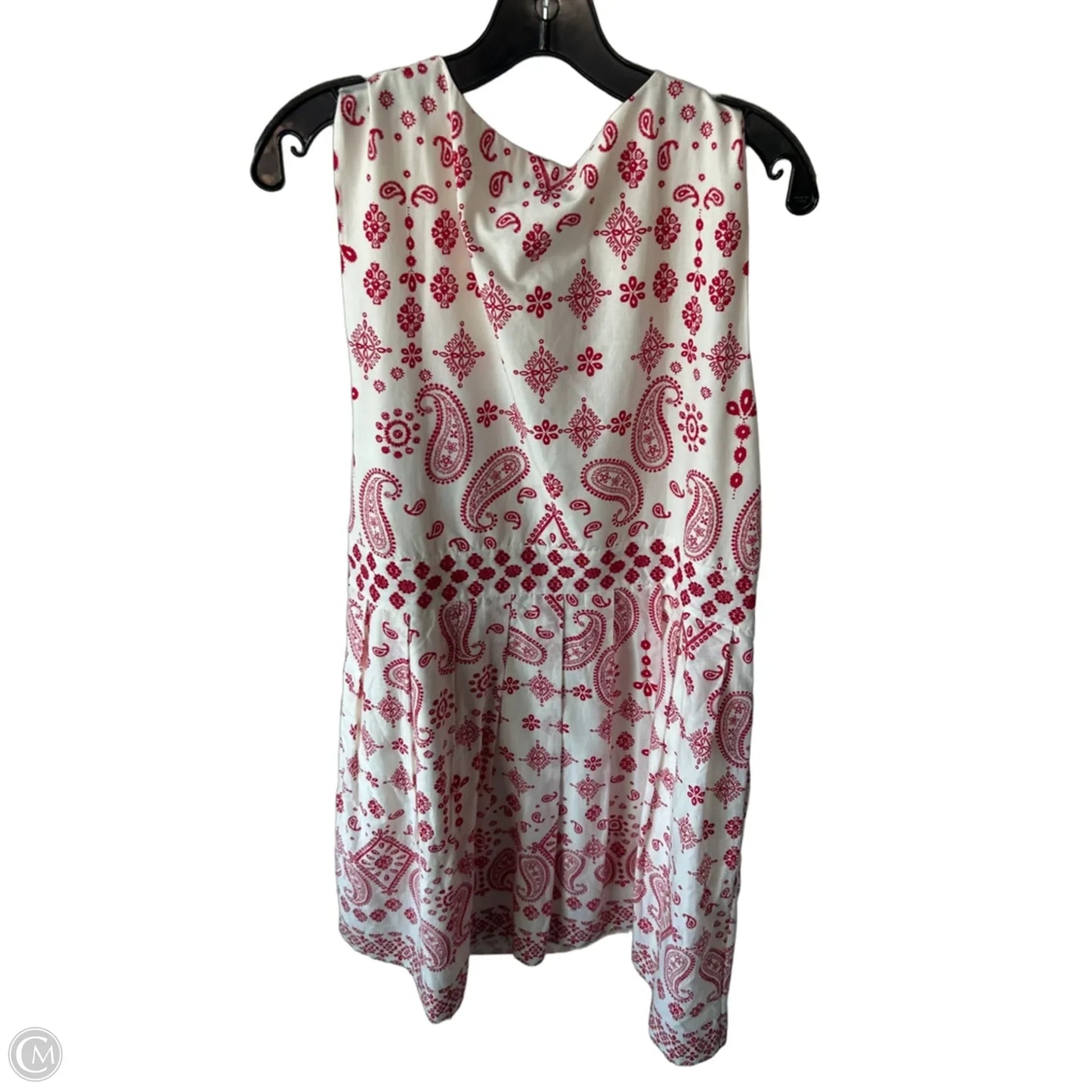 Dress Work By Talbots In Cream & Red, Size: Xl