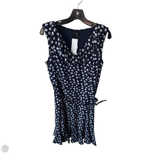 Dress Work By Talbots In Blue & White, Size: L