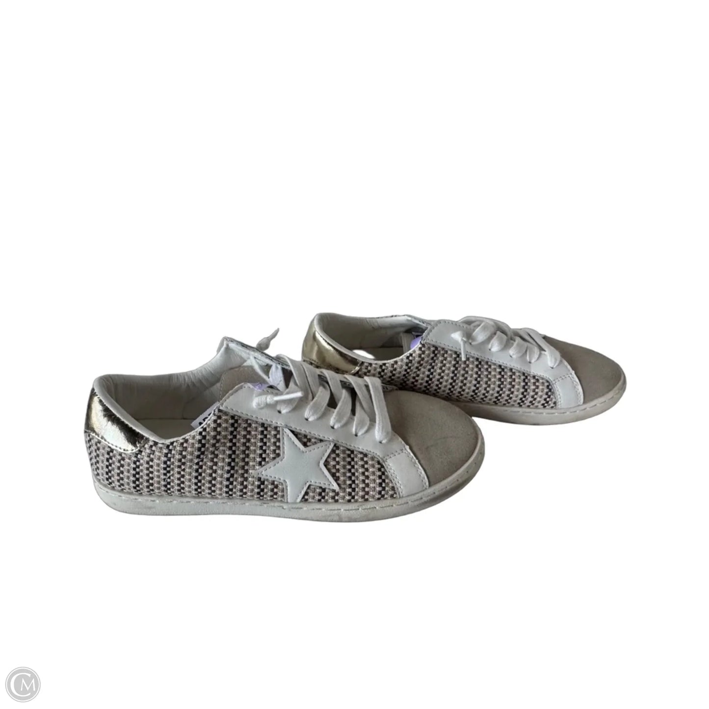 Shoes Sneakers By Vintage Havana In Tan & White, Size: 9