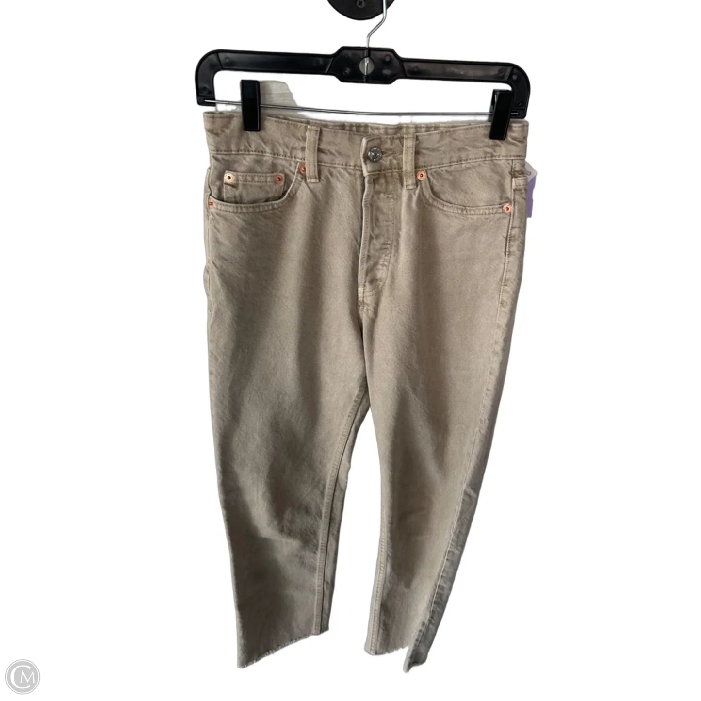 Jeans Straight By Mng In Tan Denim, Size: 2