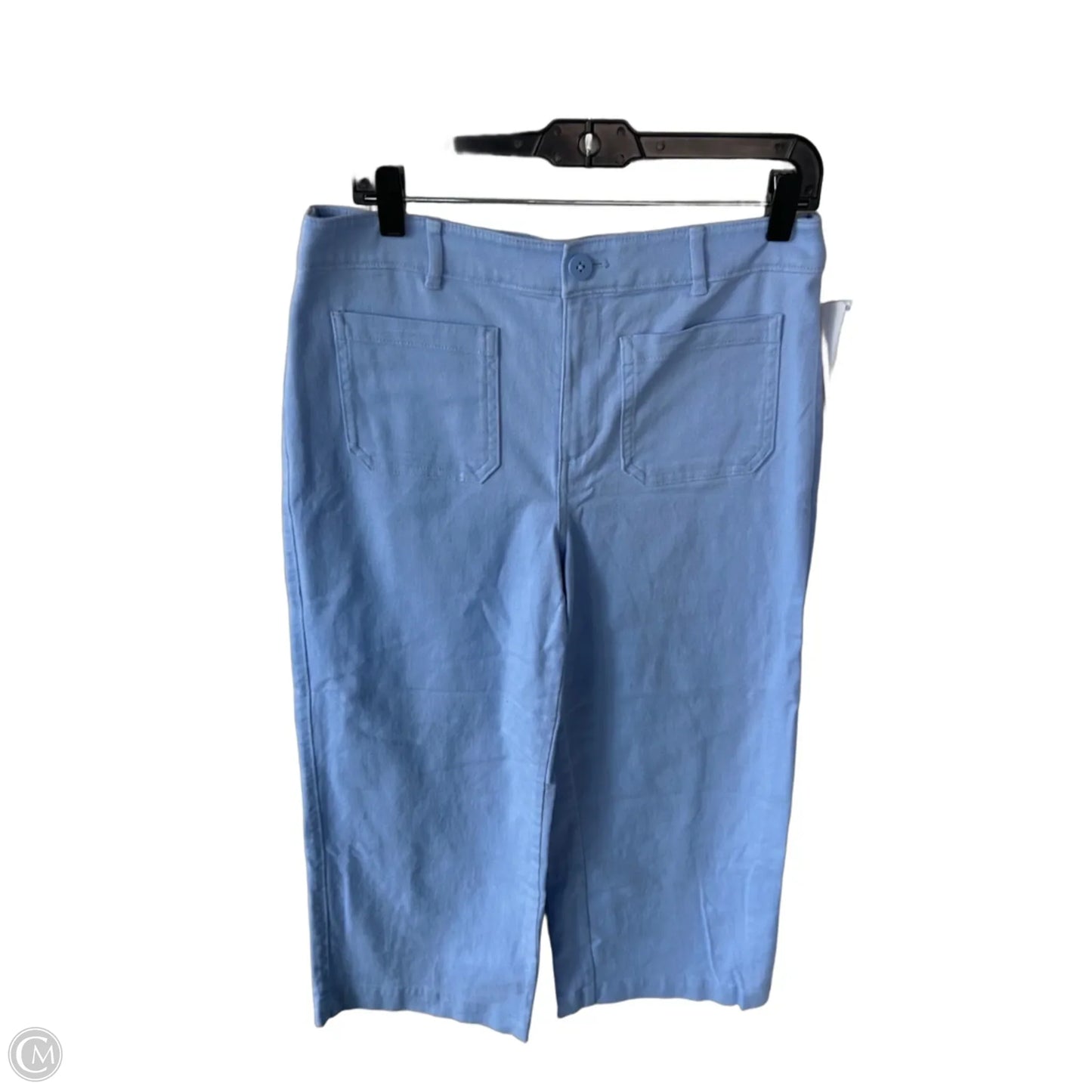 Jeans Wide Leg By Loft In Blue Denim, Size: 8
