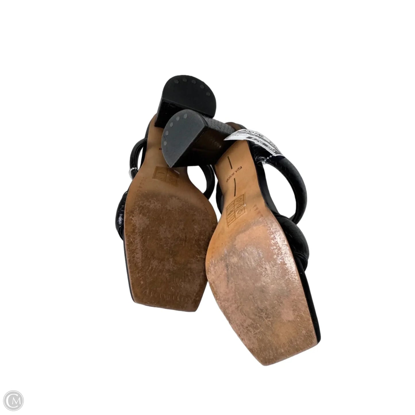 Sandals Heels Block By Dolce Vita In Black, Size: 7