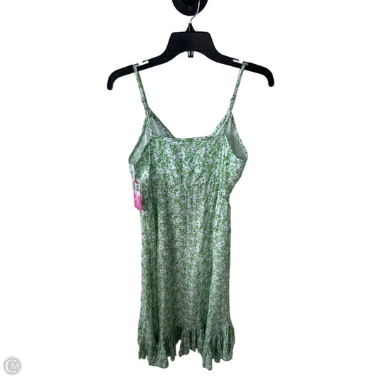 Dress Casual Midi By Rails In Green & White, Size: S
