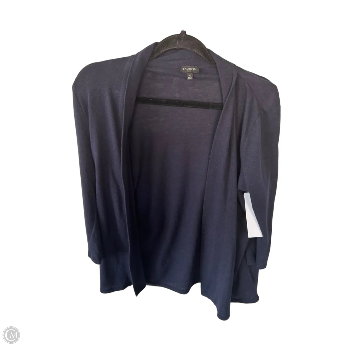 Sweater Cardigan By Talbots In Blue, Size: Mp