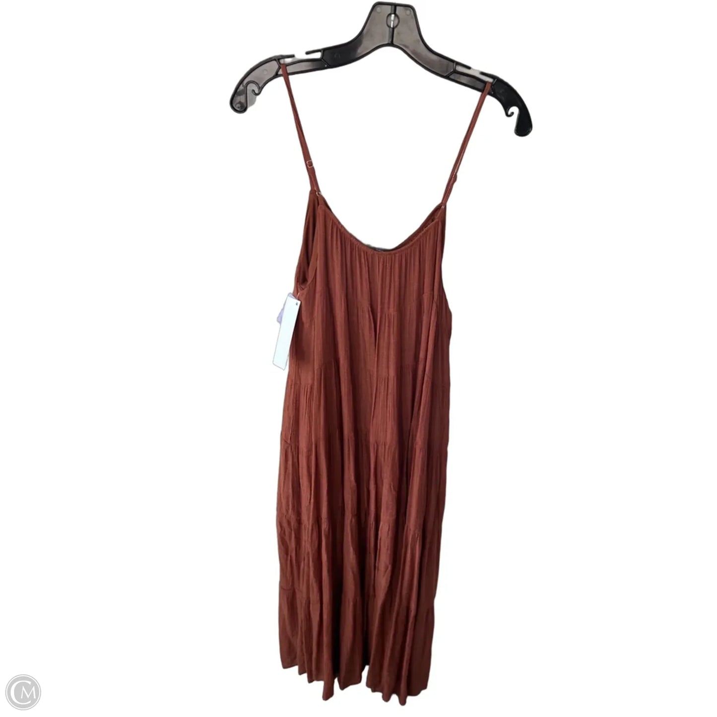Dress Casual Maxi By Aakaa In Brown, Size: M