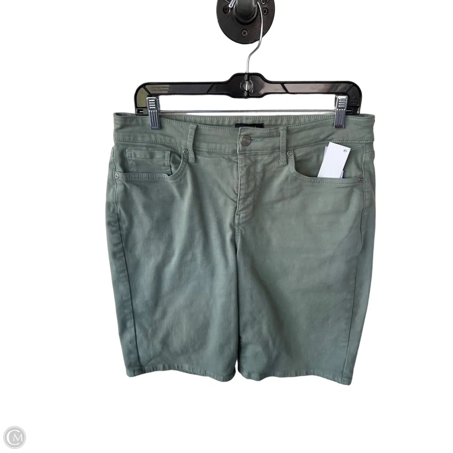 Shorts By Not Your Daughters Jeans In Green Denim, Size: 10