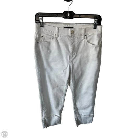 Jeans Straight By Ann Taylor In White Denim, Size: 4p