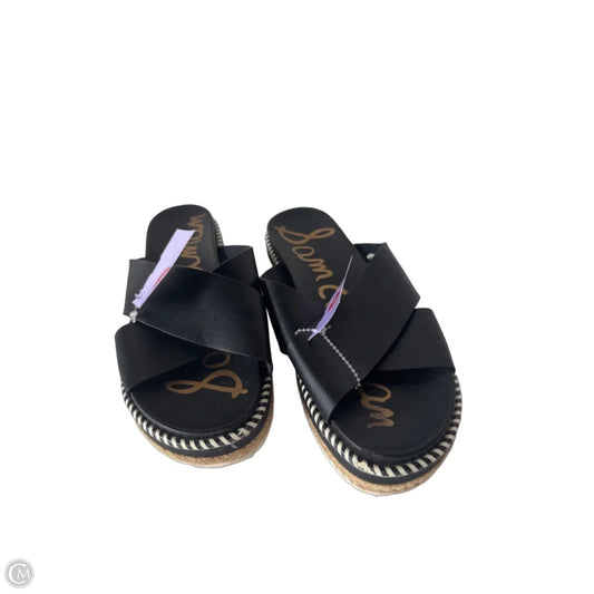 Sandals Flats By Sam Edelman In Black, Size: 6.5