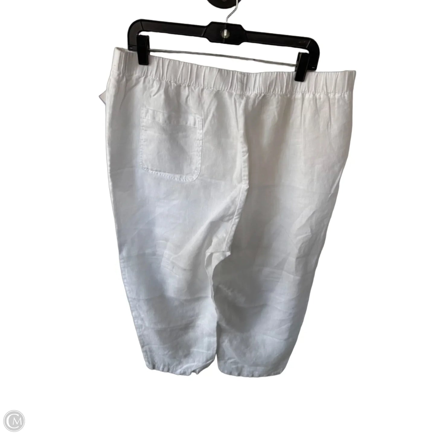 Pants Linen By Quince In White, Size: 16