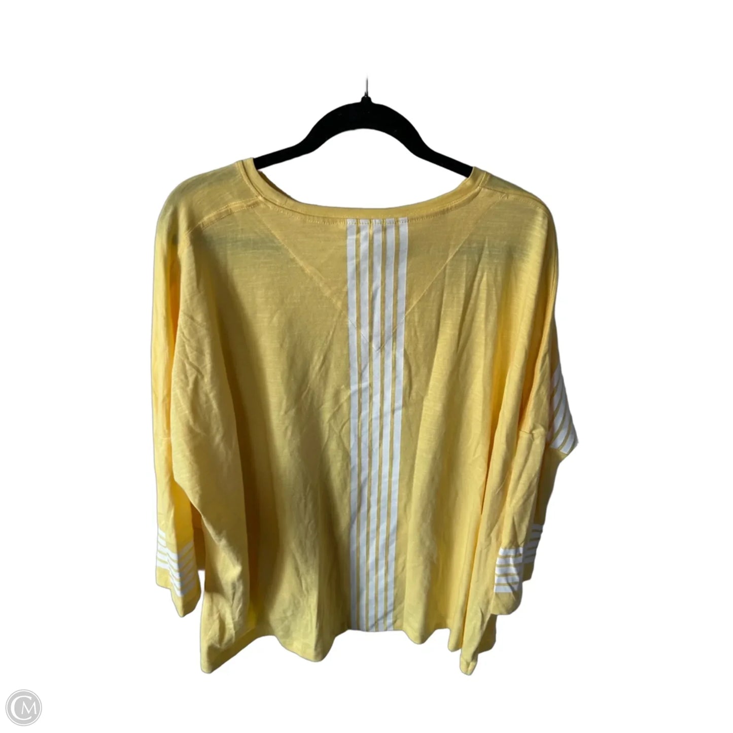 Top Long Sleeve By Mer Sea In Yellow, Size: Osfm