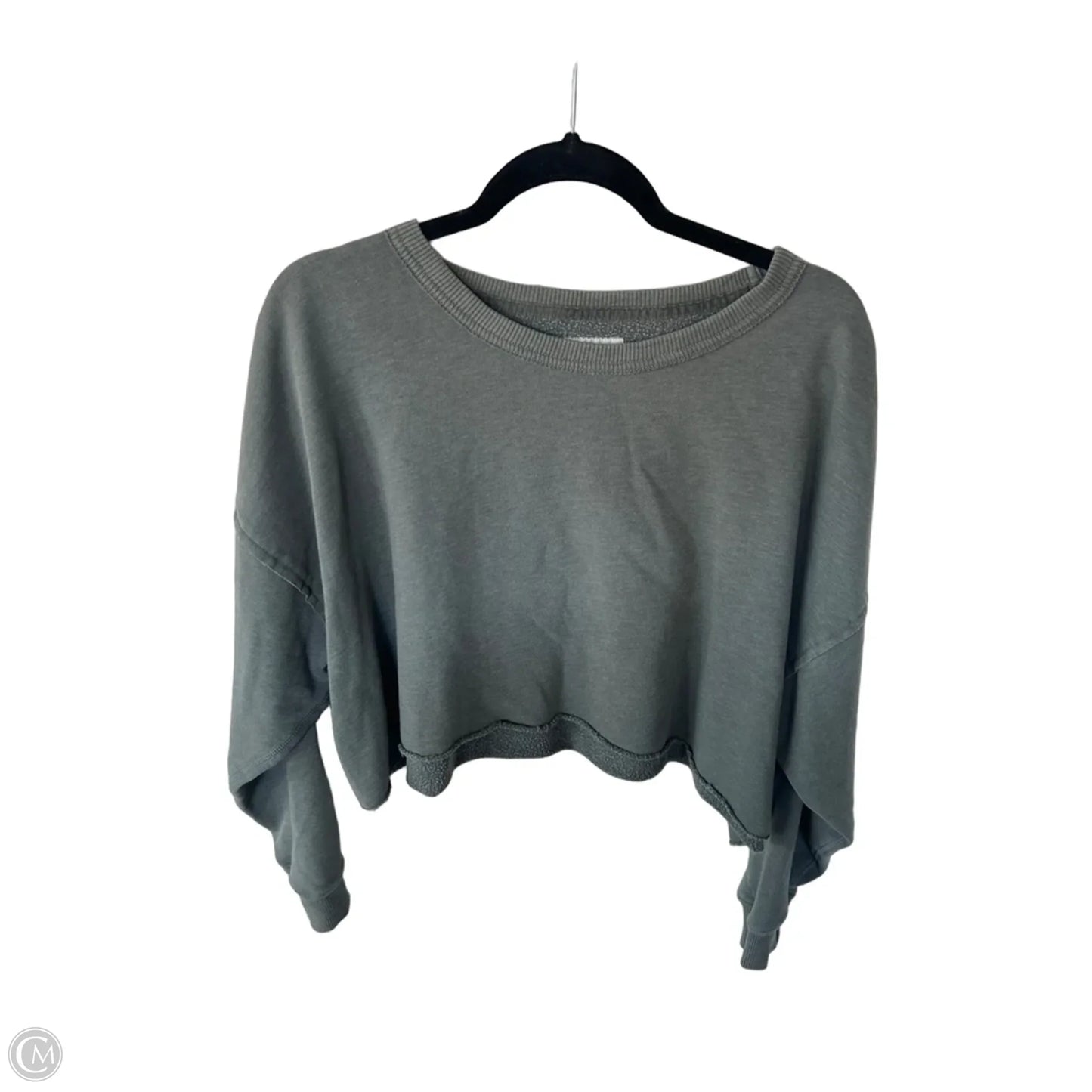 Sweatshirt Crewneck By American Eagle In Green, Size: S