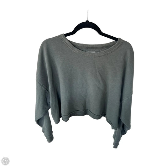 Sweatshirt Crewneck By American Eagle In Green, Size: S