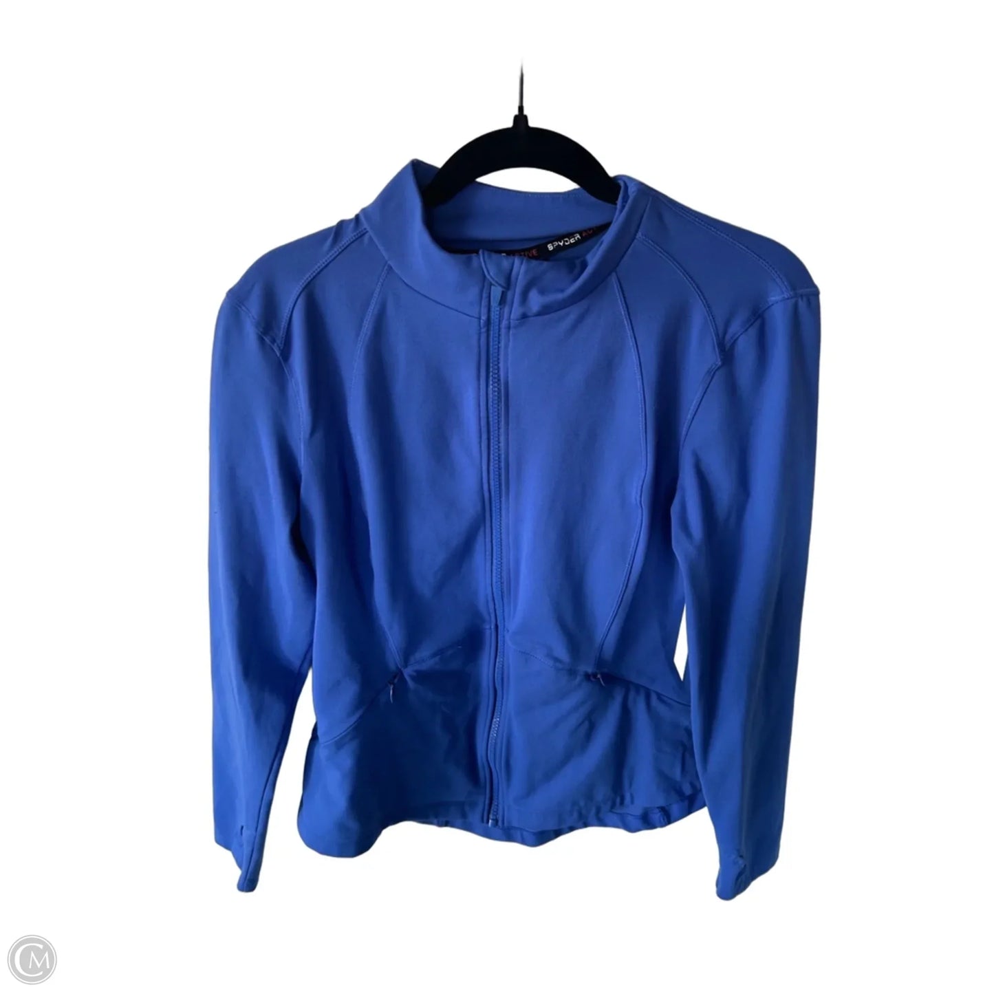 Athletic Jacket By Spyder In Blue, Size: L