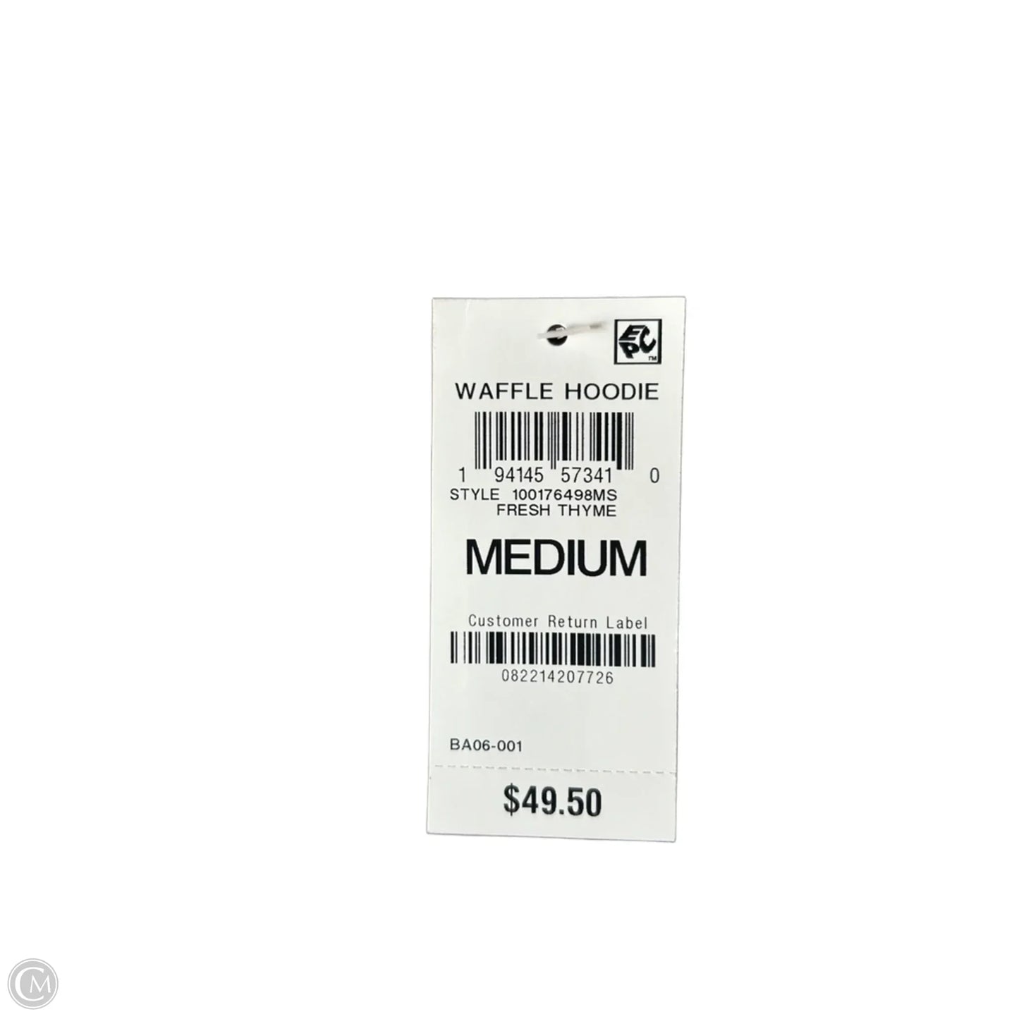 Top Long Sleeve By Style And Company In Green, Size: M