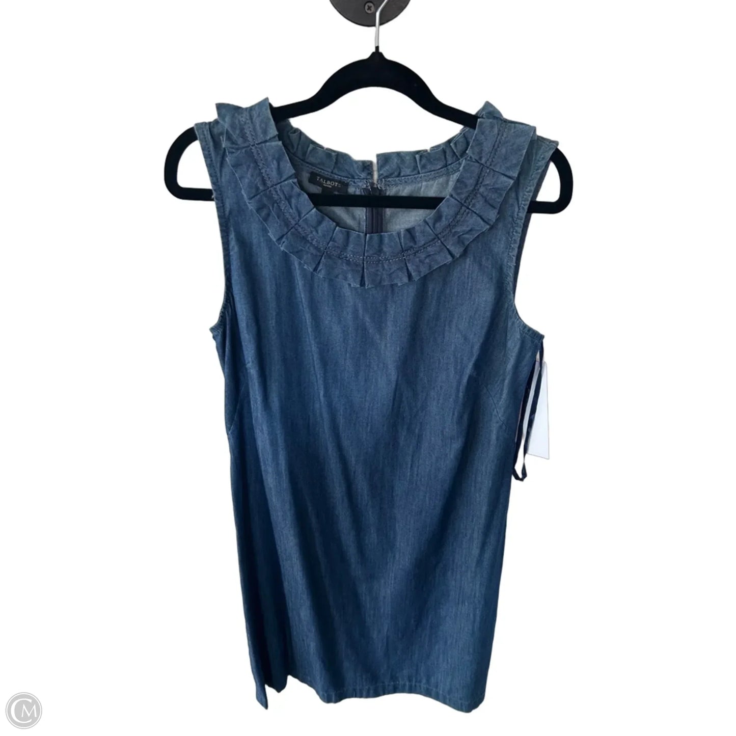 Dress Casual Short By Talbots In Blue Denim, Size: Mp