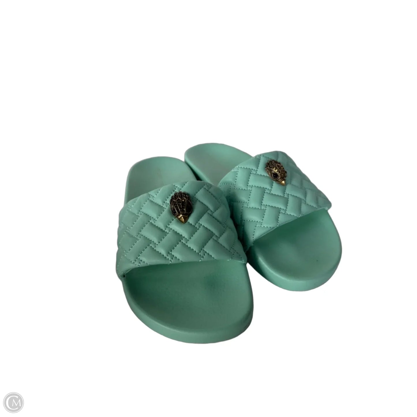 Sandals Designer By Kurt Geiger In Green, Size: 9