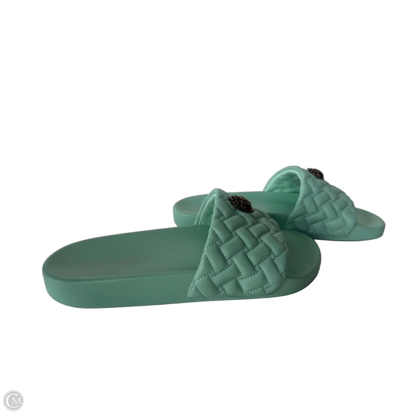 Sandals Designer By Kurt Geiger In Green, Size: 9