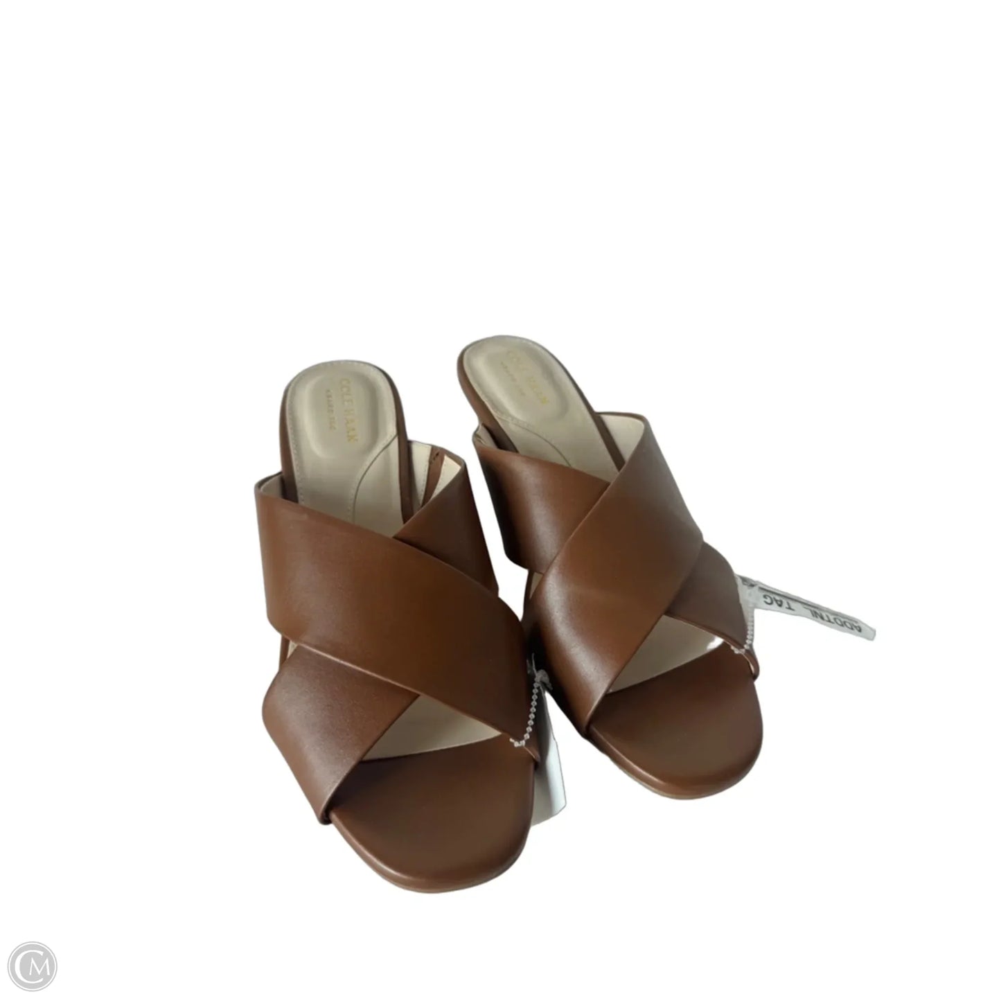 Sandals Heels Wedge By Cole-haan In Brown, Size: 8.5