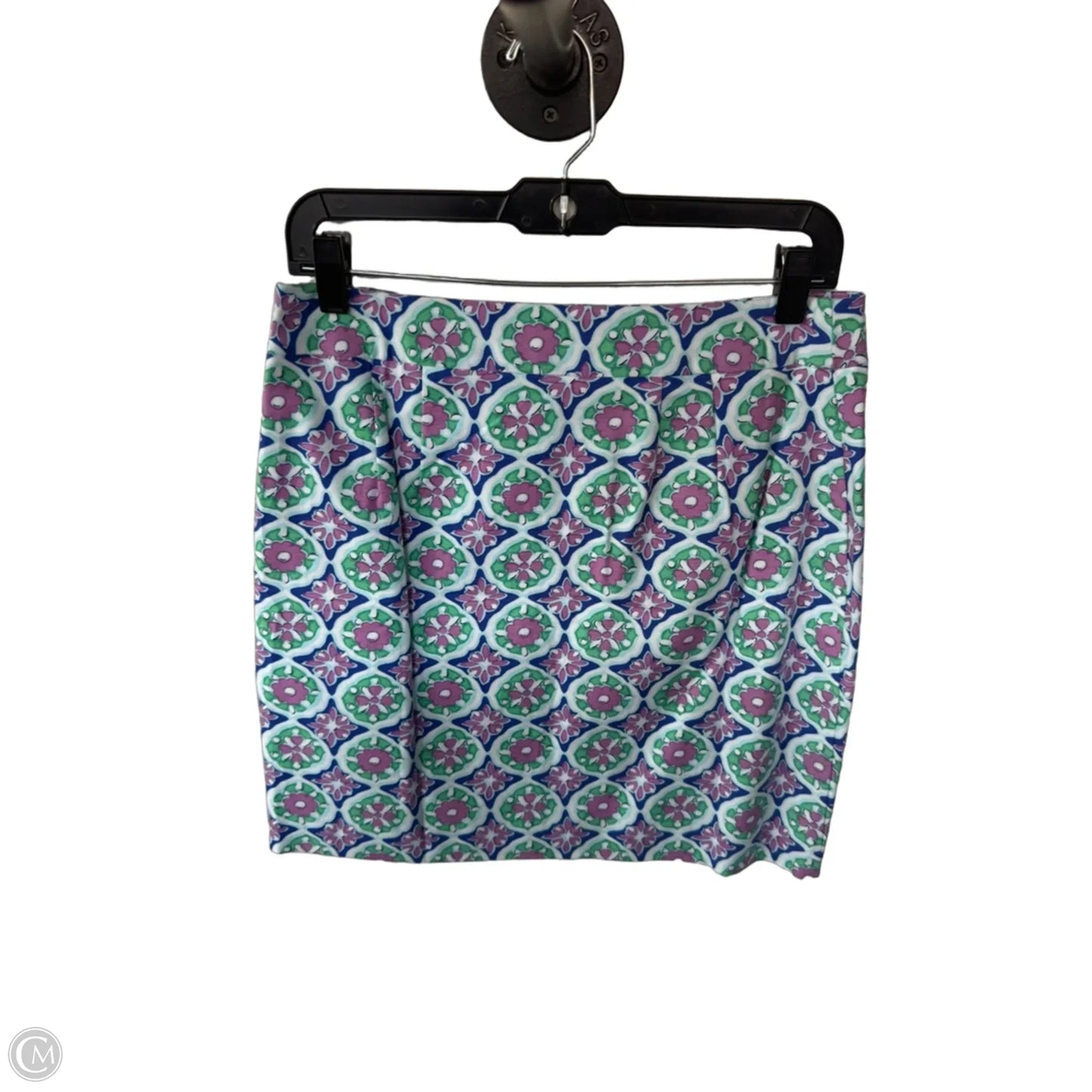 Skirt Mini & Short By Talbots In Green & Purple, Size: 4