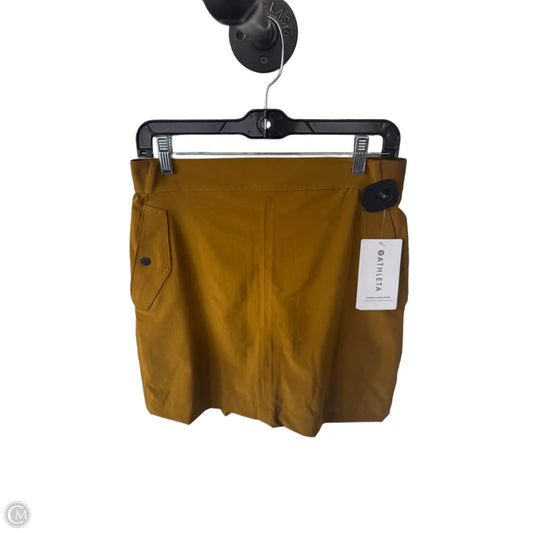Athletic Skort By Athleta In Yellow, Size: 10