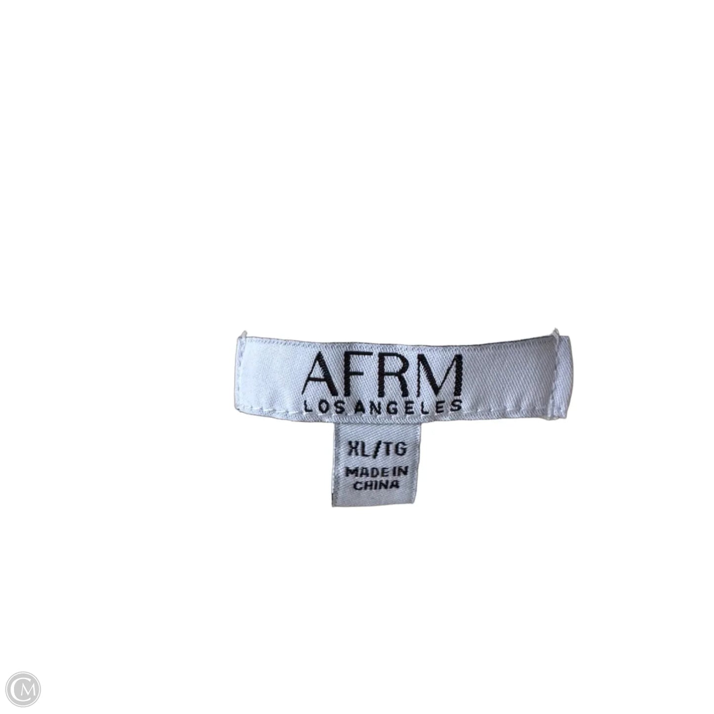 Top Long Sleeve By Afrm In Tan & Yellow, Size: Xl