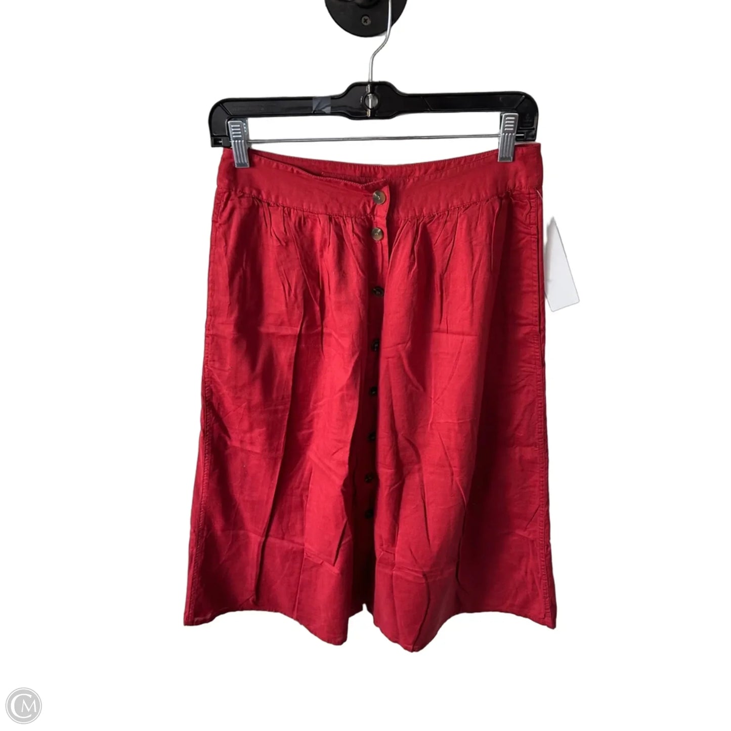 Skirt Midi By Madewell In Red, Size: 4