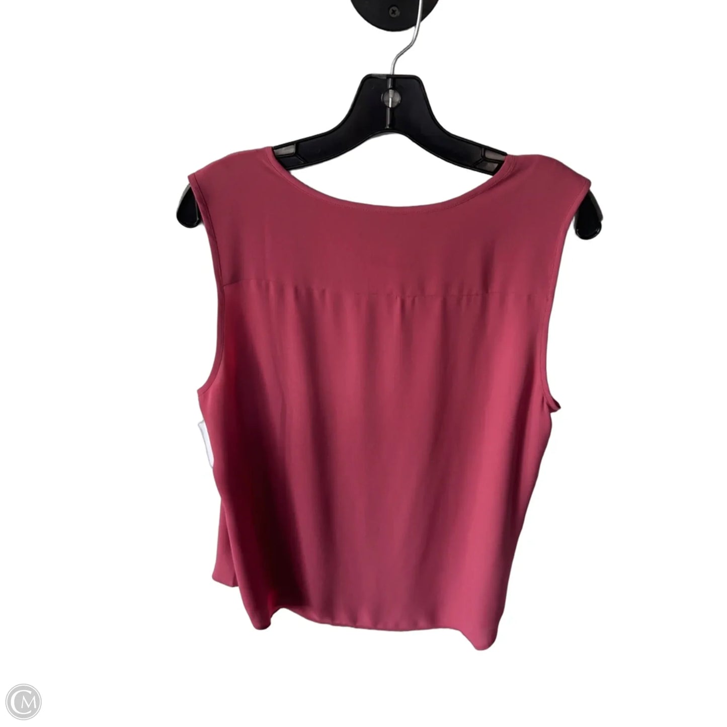 Top Sleeveless By Ann Taylor In Pink, Size: L