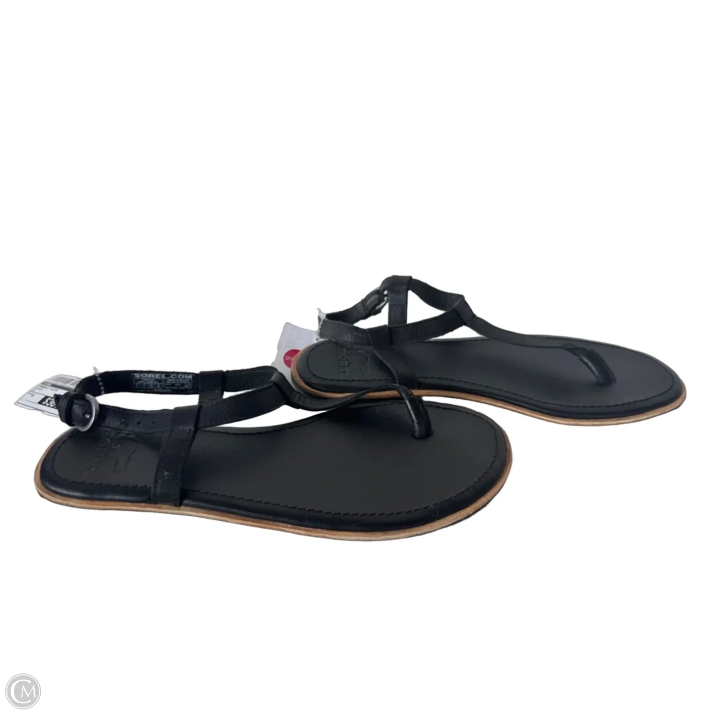 Sandals Flats By Sorel In Black, Size: 8