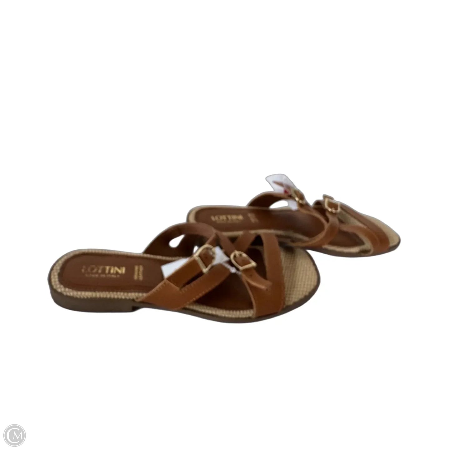 Sandals Flats By Cmc In Brown, Size: 7.5