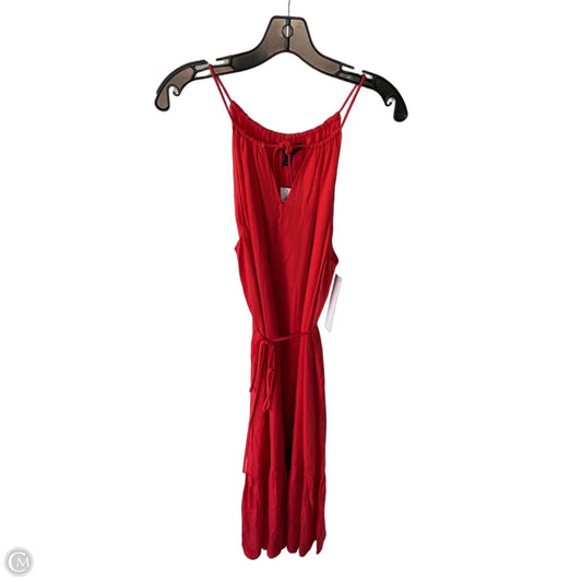 Dress Casual Maxi By Banana Republic In Orange, Size: Xl