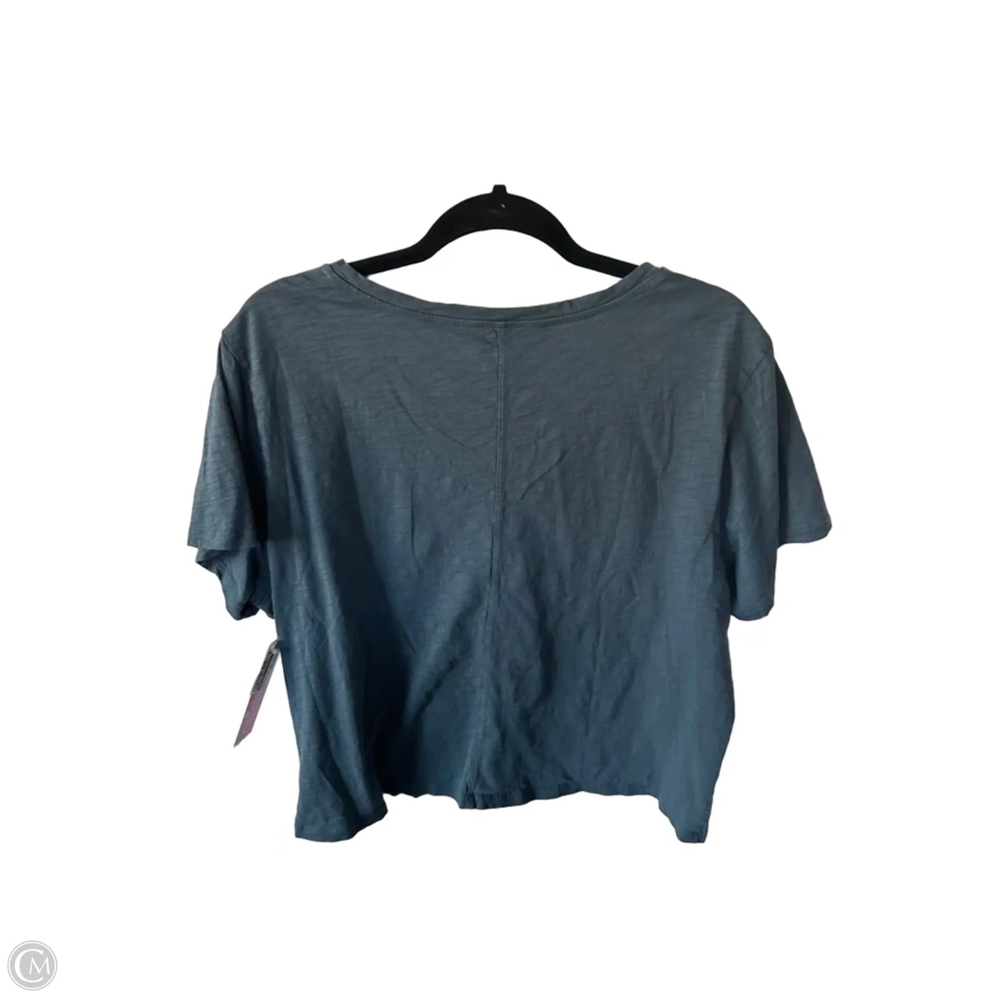Athletic Top Short Sleeve By Athleta In Blue, Size: Xl