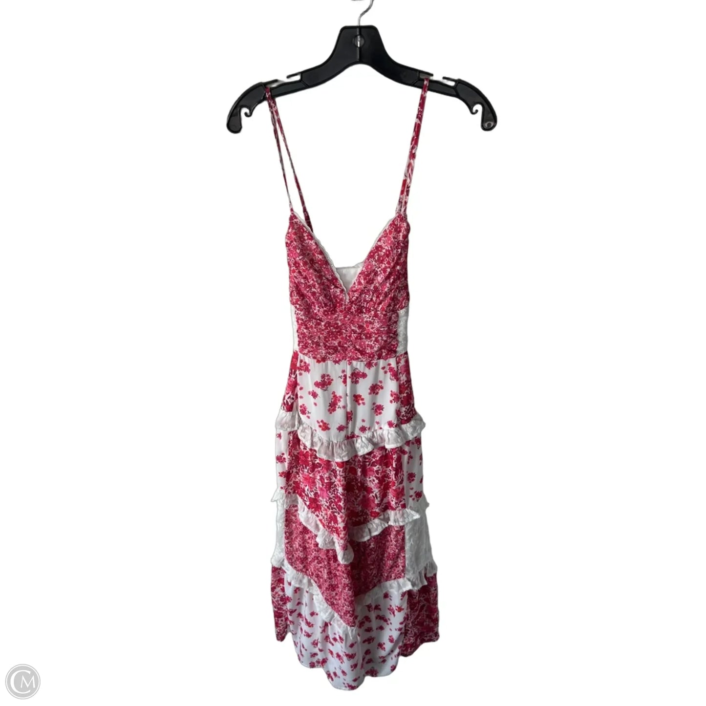 Dress Party Long By Altard State In Red & White, Size: L