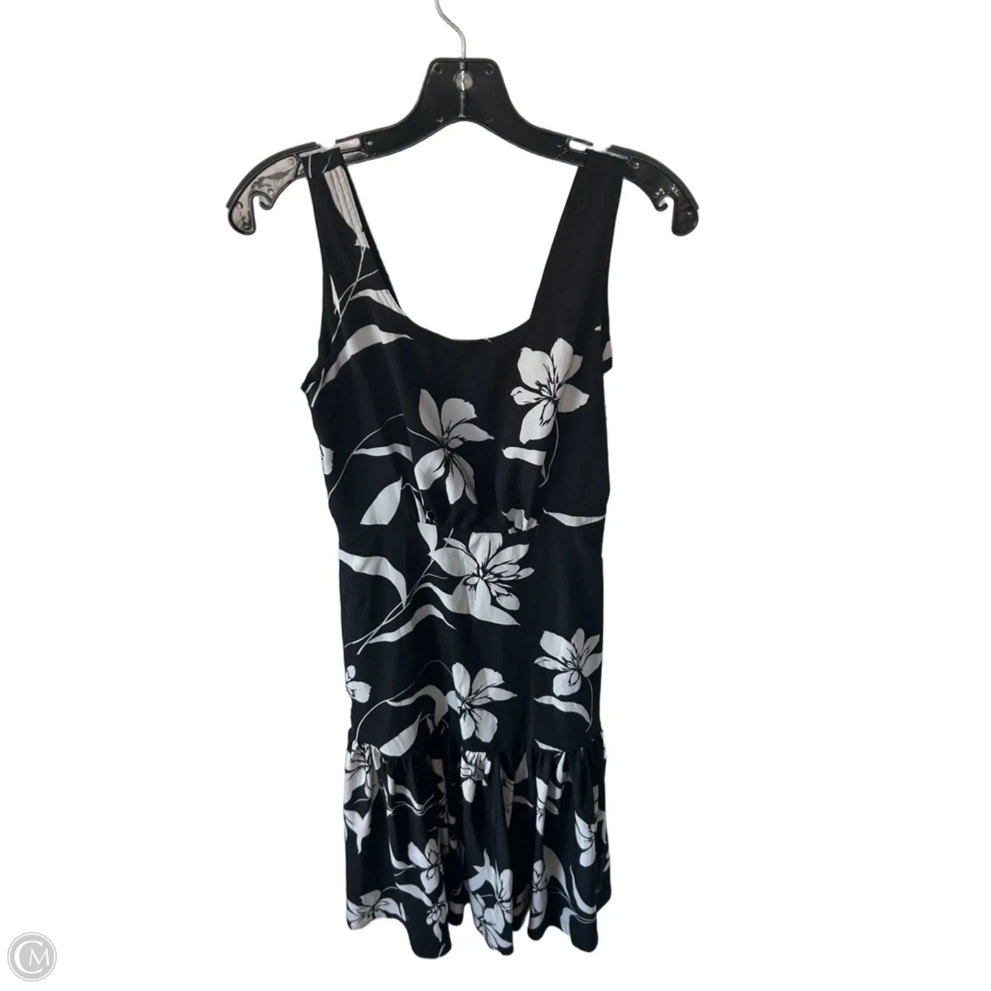 Dress Casual Midi By Clothes Mentor In Black & Cream, Size: Xs