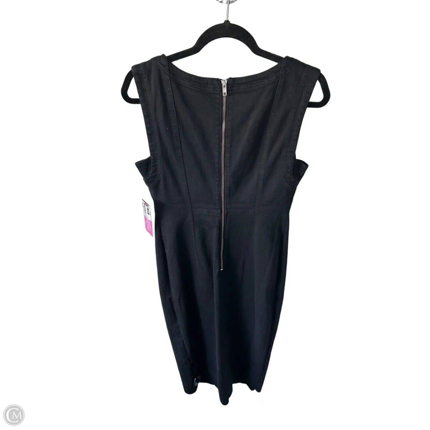 Dress Casual Midi By Pilcro In Black Denim, Size: M