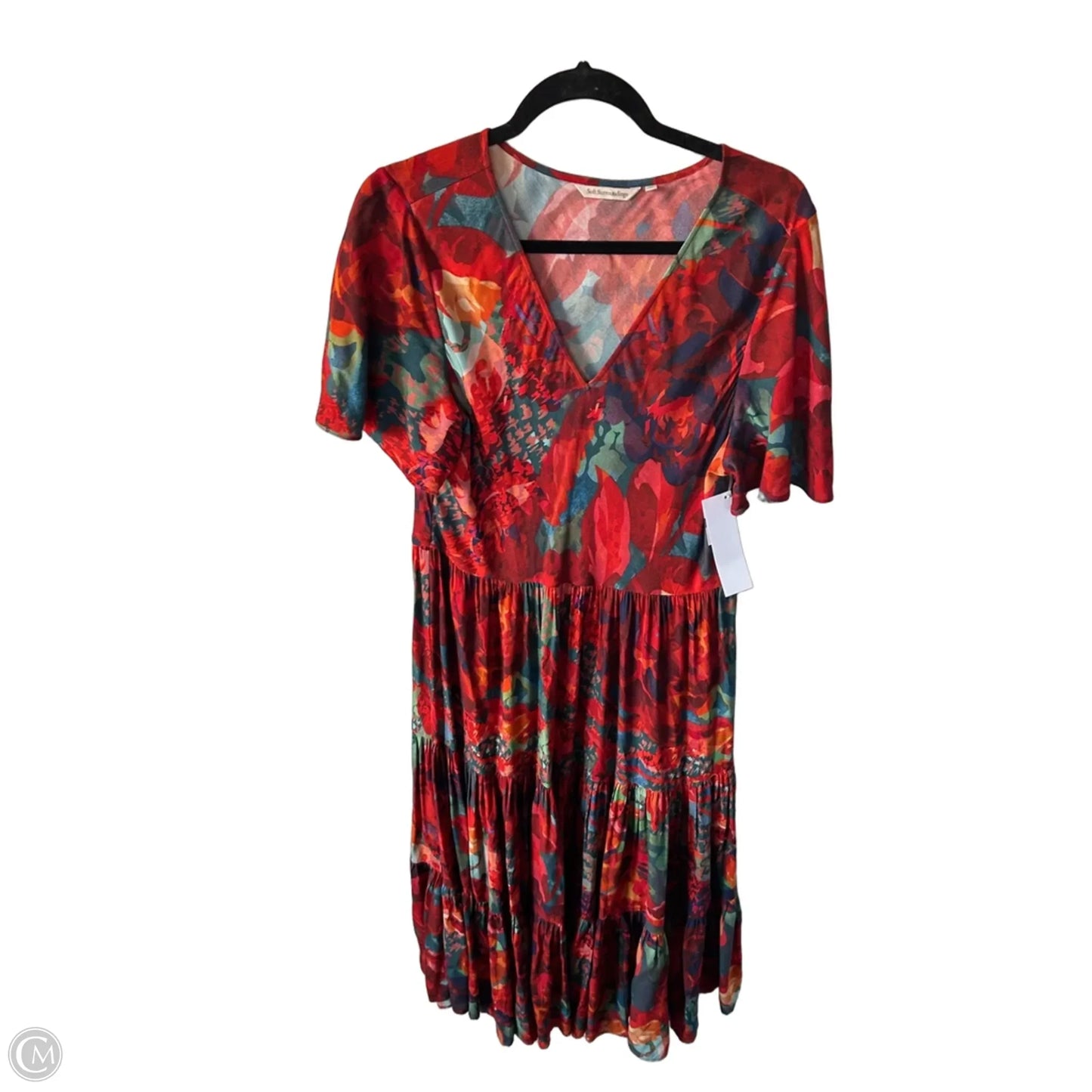 Dress Casual Maxi By Soft Surroundings In Red, Size: L