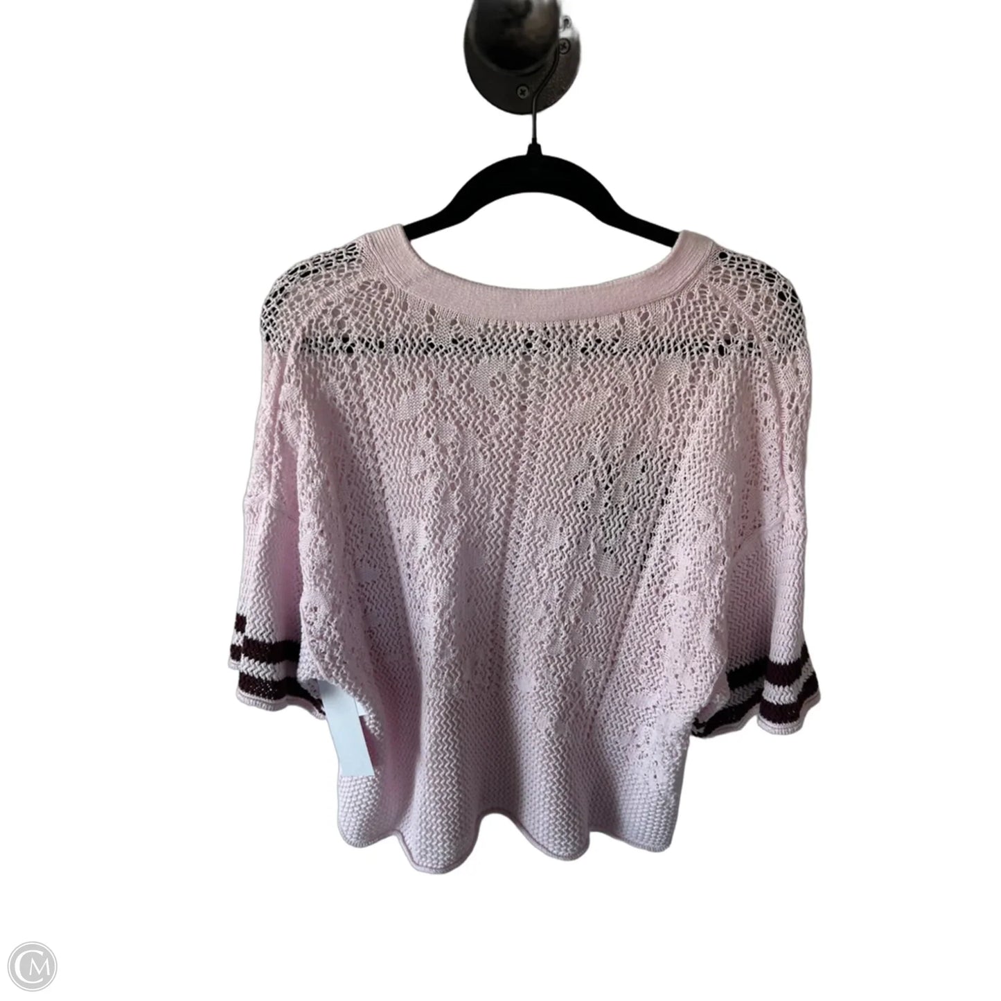 Sweater Short Sleeve By Wild Fable In Pink, Size: Xl