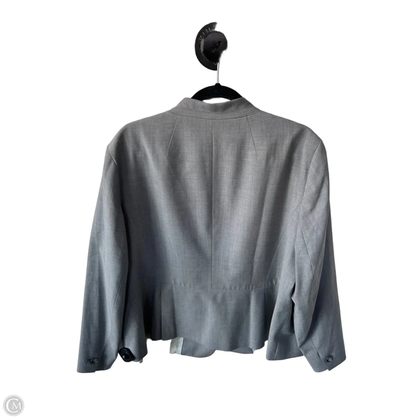 Blazer By Talbots In Grey, Size: 1x